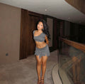 Dewy Short Mini Skirt